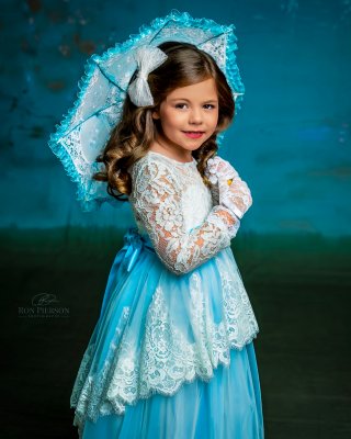 Southern Belle with Parison Beautiful Child Portrait in my Dothan Studio
