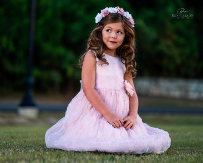 Adorable Beautiful Dress Child Portrait