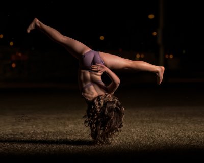 Amazing Child In-Motion Nighttime Dance Capture at a Dothan Park